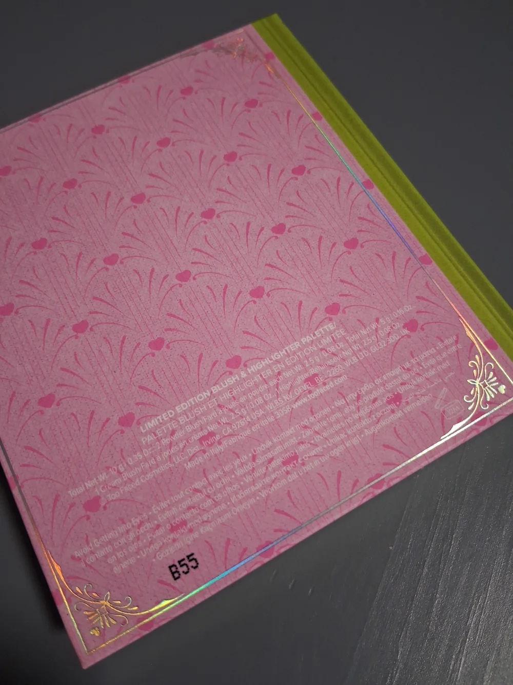 LIMITED EDITION Too Faced Fairytale Crush Blush & Highlight Palette